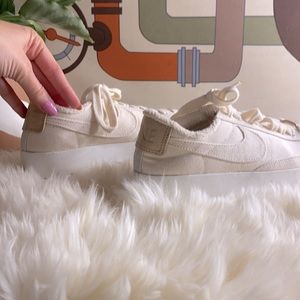 Converse: Cream Shearling Chucks 6